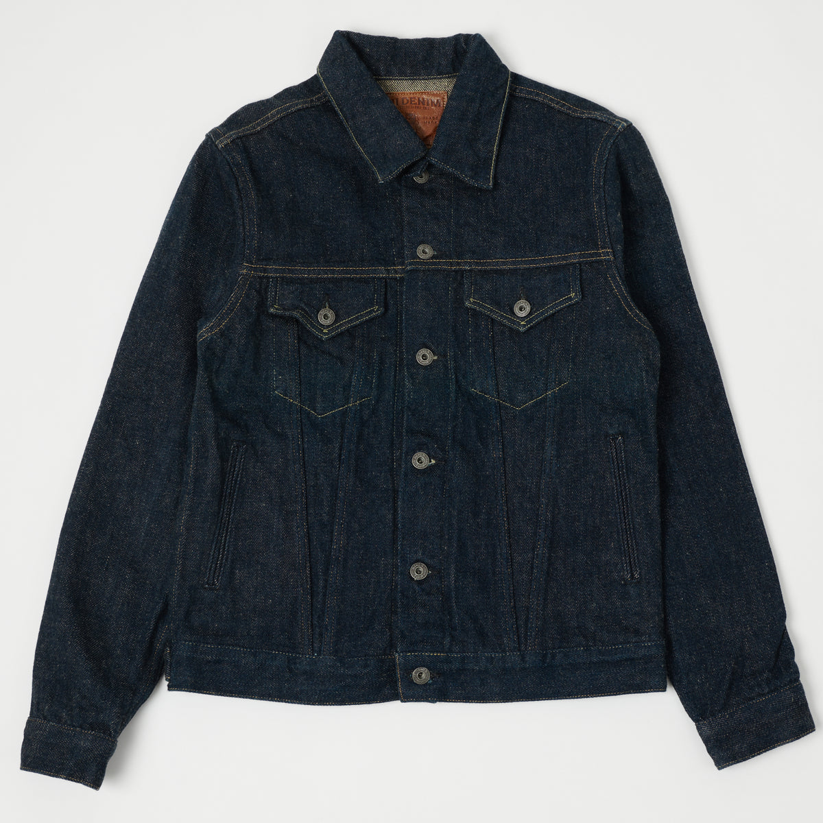 ONI Denim 02527P-ZR 20oz Secret Denim Type III Pocket Denim Jacket - Rinsed