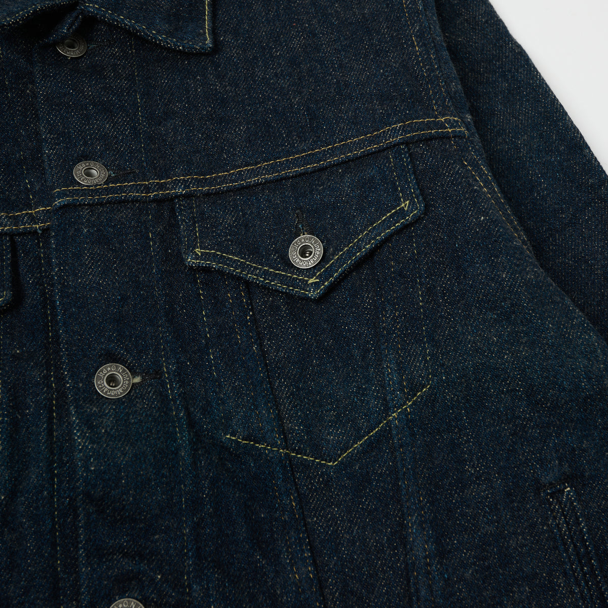 ONI Denim 02527P-ZR 20oz Secret Denim Type III Pocket Denim Jacket - Rinsed