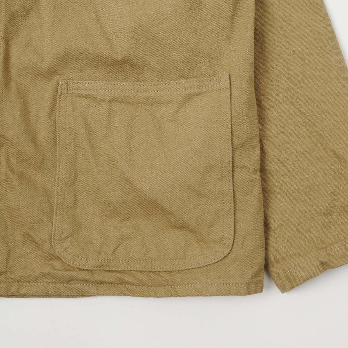 ONI Denim 03501-KHBESF Sulfur Coverall Jacket - Khaki Beige