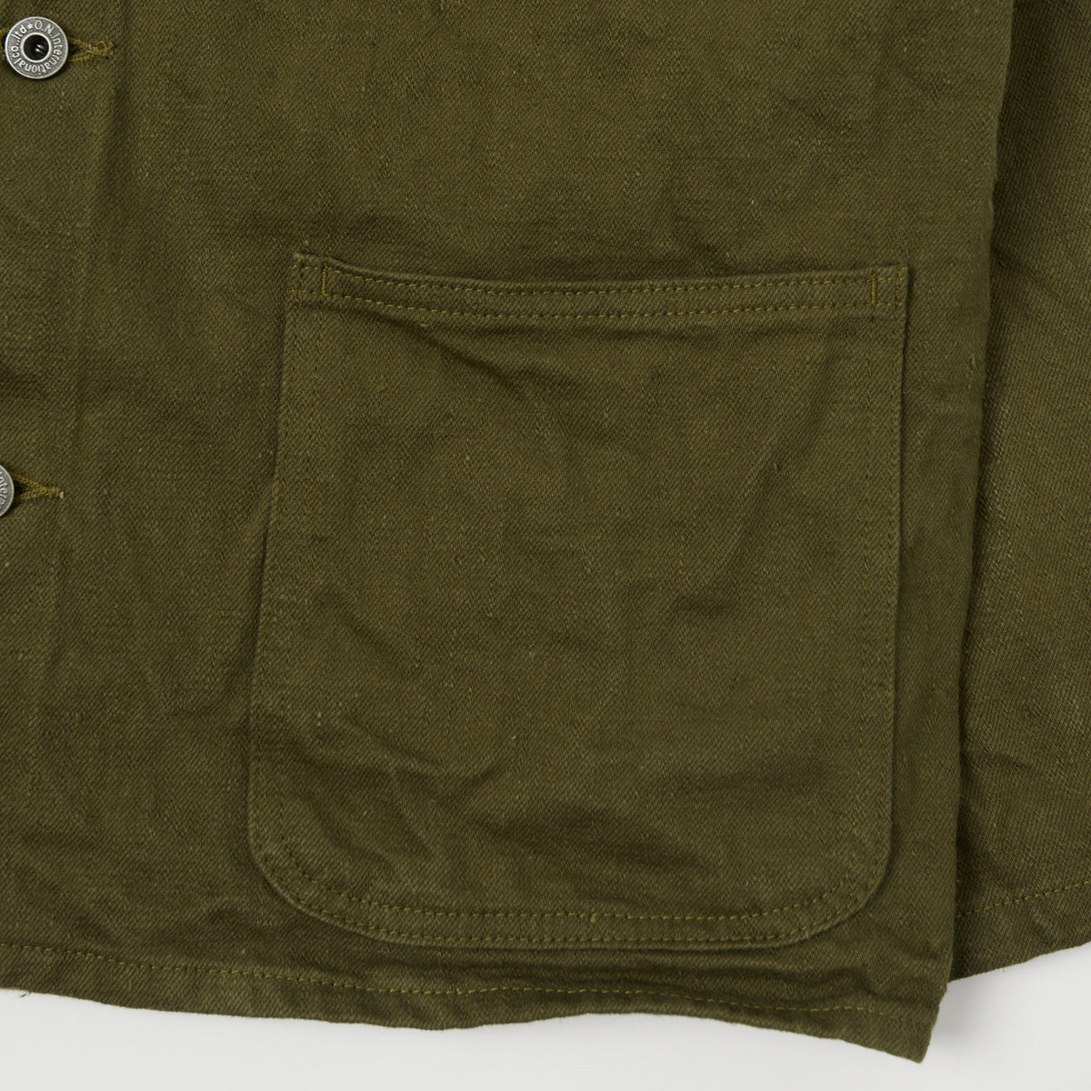 ONI Denim 03501-DKOLSF Sulfur Coverall Jacket - Dark Olive