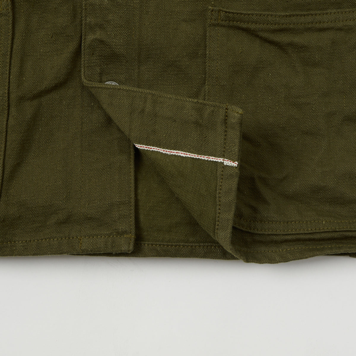 ONI Denim 03501-DKOLSF Sulfur Coverall Jacket - Dark Olive