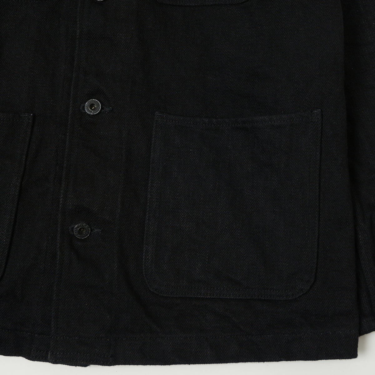 ONI Denim 03502ZR-BKBK 'Secret Denim' Coverall Jacket - Rinsed - Black