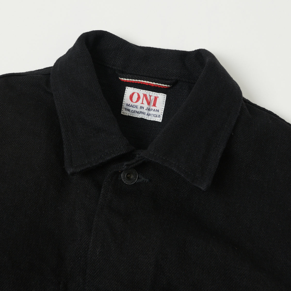 ONI Denim 03502ZR-BKBK 'Secret Denim' Coverall Jacket - Rinsed - Black