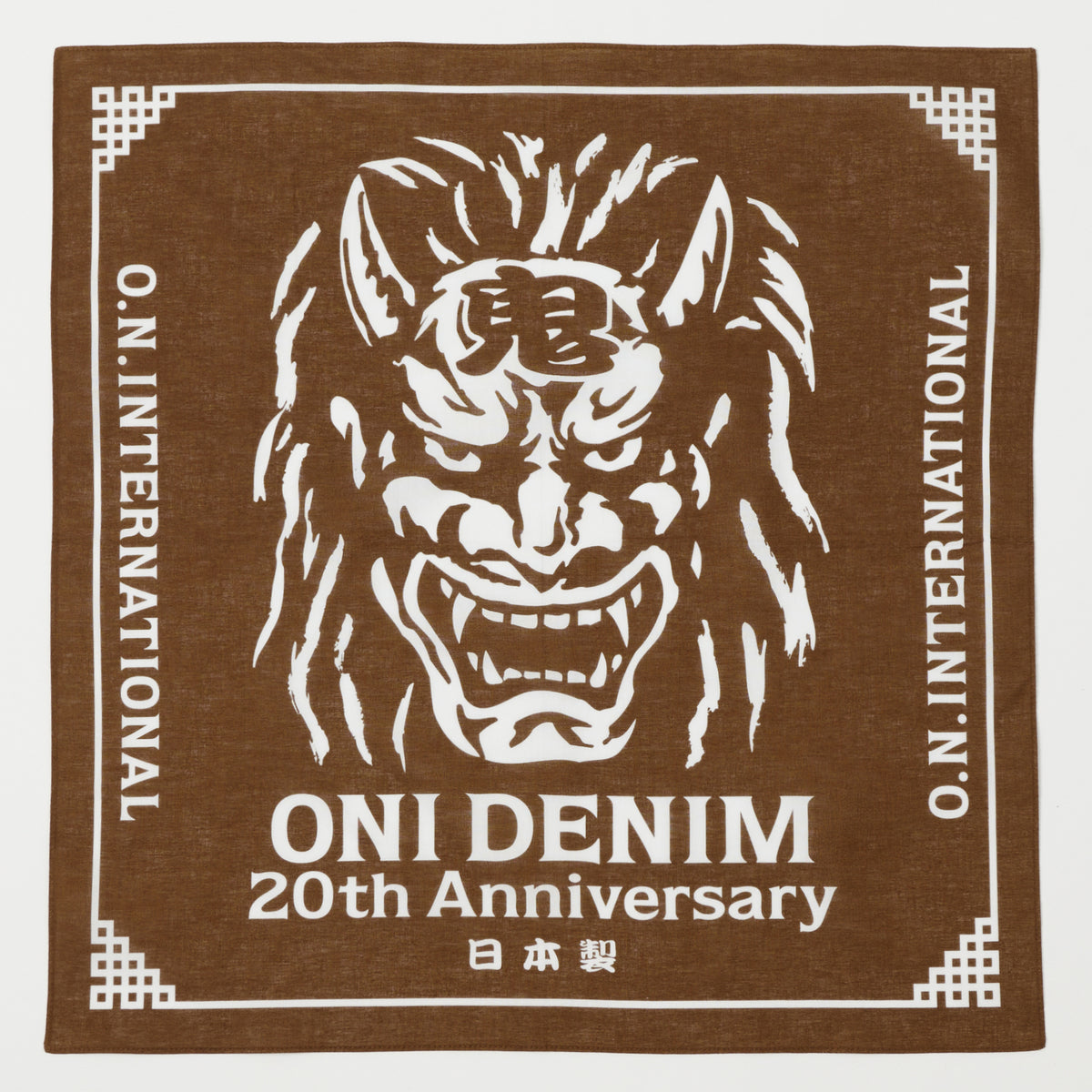 ONI Denim 20th Anniversary Bandana - Brown