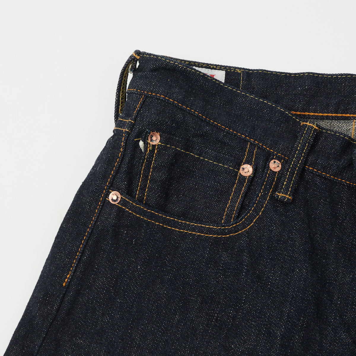 ONI Denim 525-NI 16.5oz Natural Indigo Relaxed Tapered Jean - One Wash