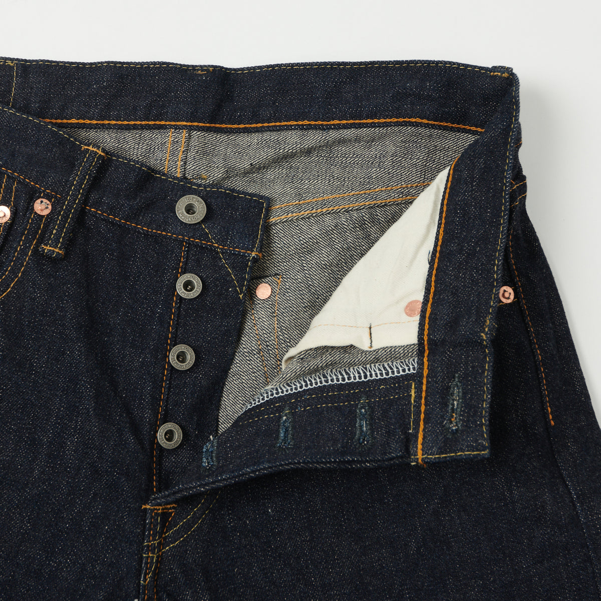 ONI Denim 525-NI 16.5oz Natural Indigo Relaxed Tapered Jean - One Wash