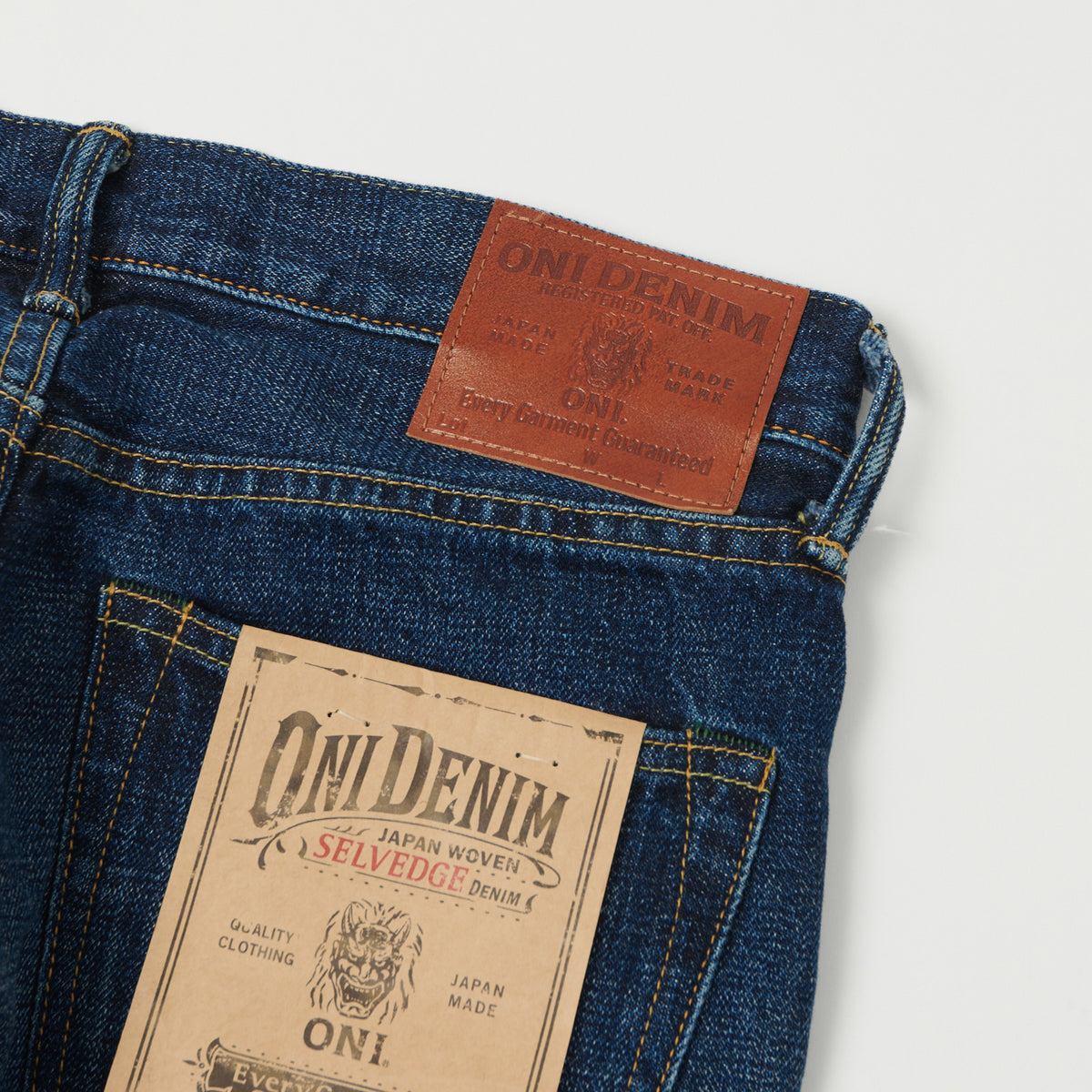 ONI Denim 540 Low Tension 15oz Regular Tapered Jean - 6 Month Used Dark Wash