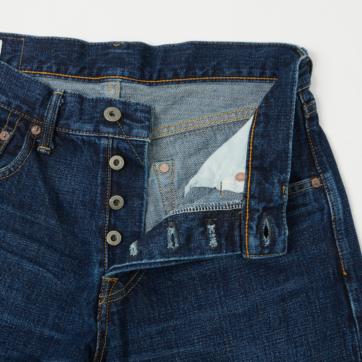 ONI Denim 540 Low Tension 15oz Regular Tapered Jean - 6 Month Used Dark Wash