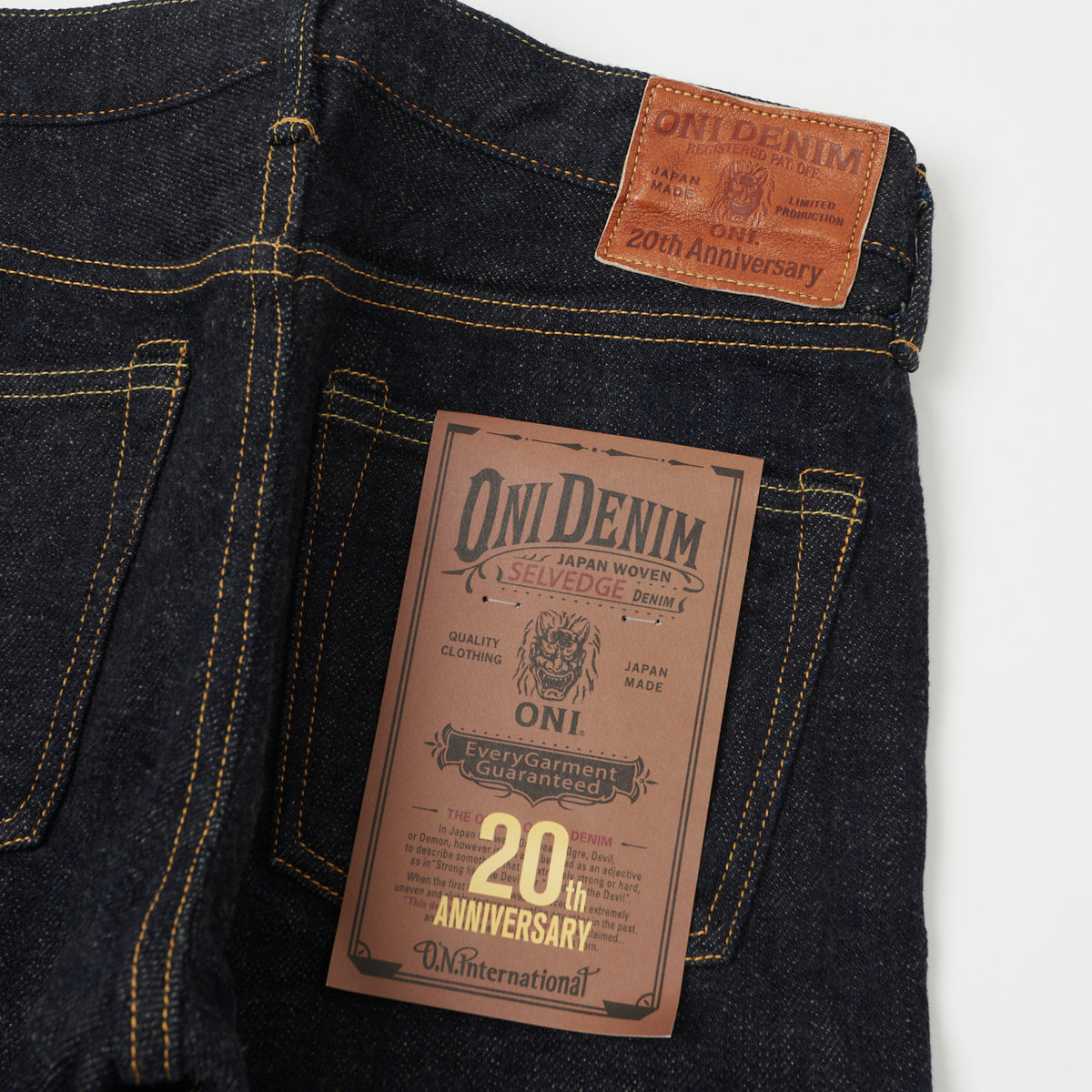 ONI Denim 544 20th Anniversary Blue Cast Slim Straight Jean - One Wash