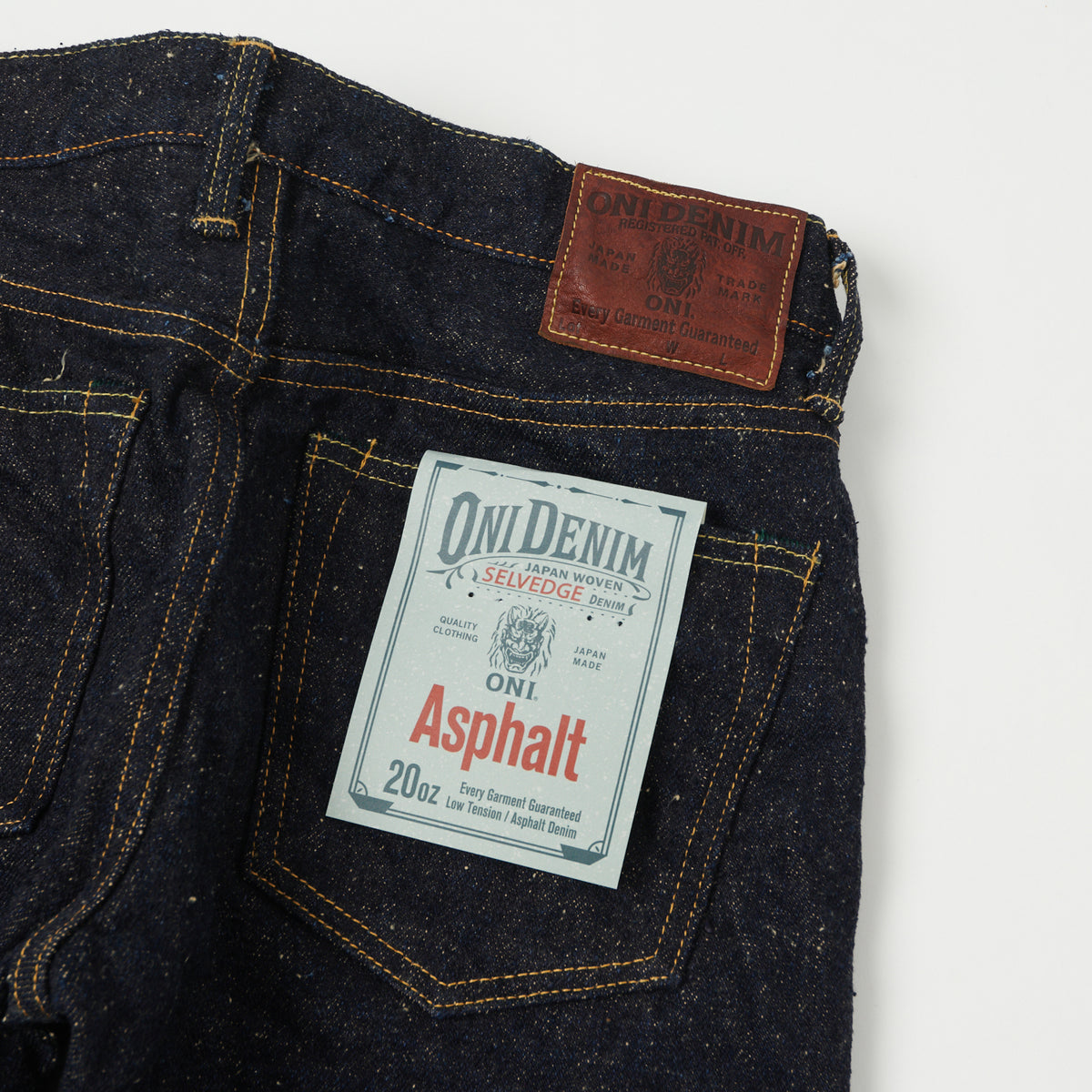 ONI Denim 544 Asphalt 20oz Slim Straight Jean - One Wash