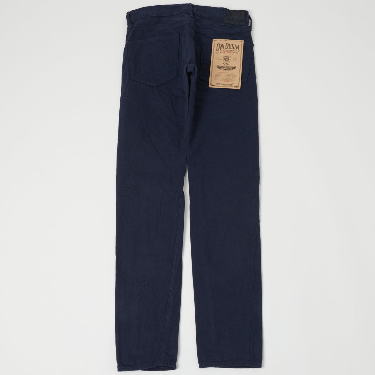 ONI Denim 612-NVNV 'Warp and Weft' 12oz Regular Tapered Jean - Navy One Wash