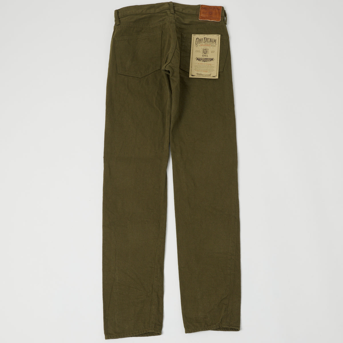 ONI Denim 612-OLOL 'Warp and Weft' 12oz Regular Tapered Jean - Olive One Wash