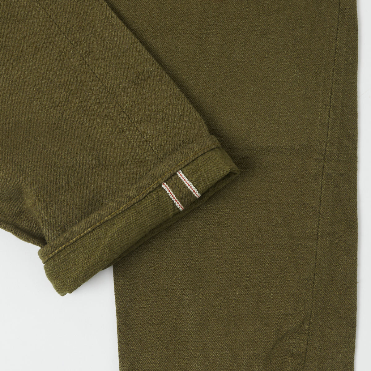 ONI Denim 612-OLOL 'Warp and Weft' 12oz Regular Tapered Jean - Olive One Wash