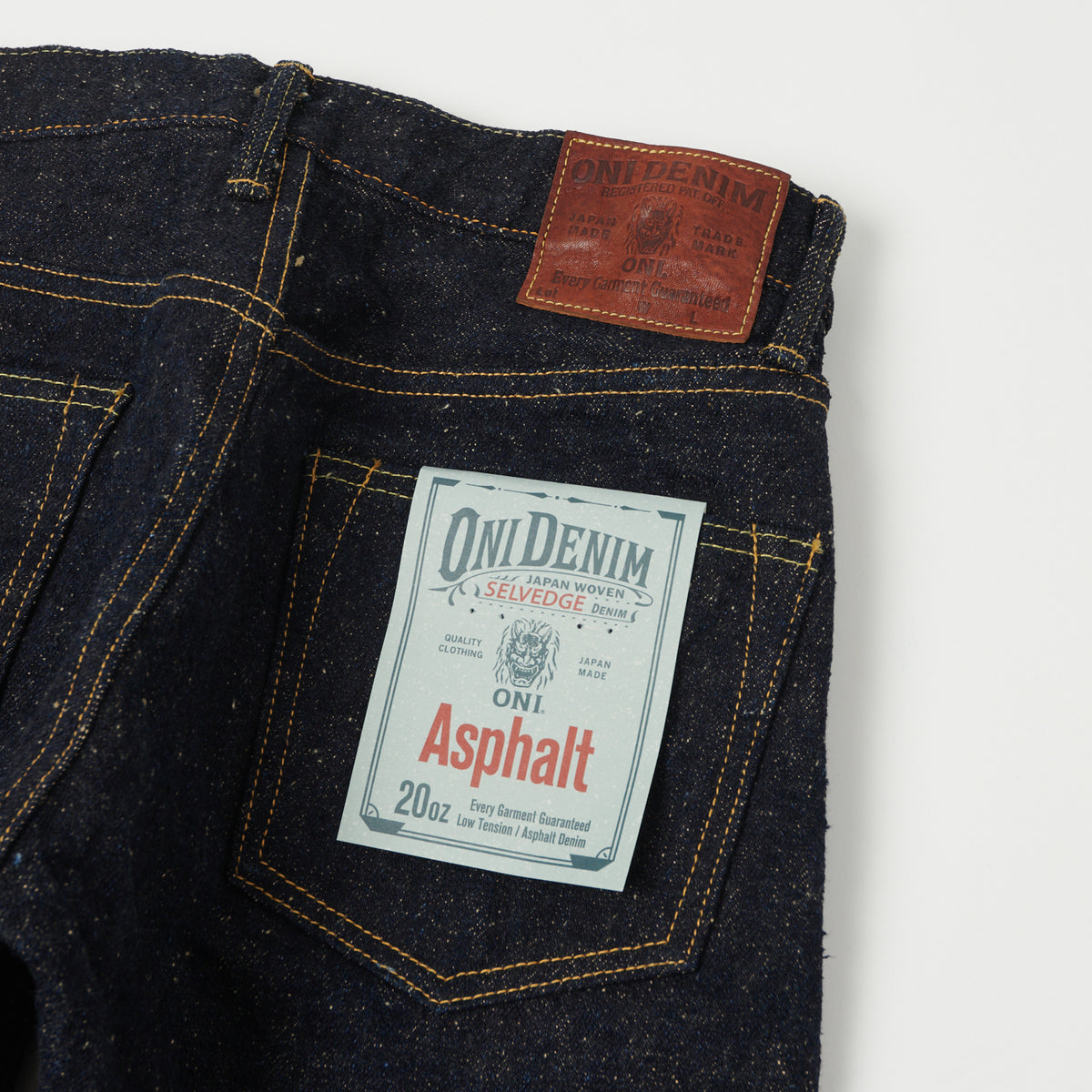 ONI Denim 622 'Asphalt' 20oz Regular Tapered Jean - One Wash