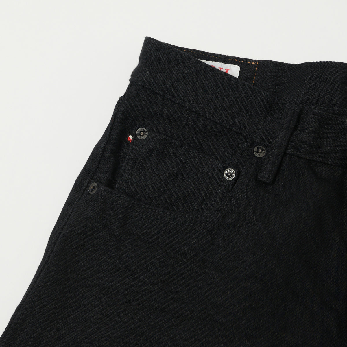 ONI Denim 622ZR-BKBK 20oz Secret Denim Relaxed Tapered Jean - One Wash - Black
