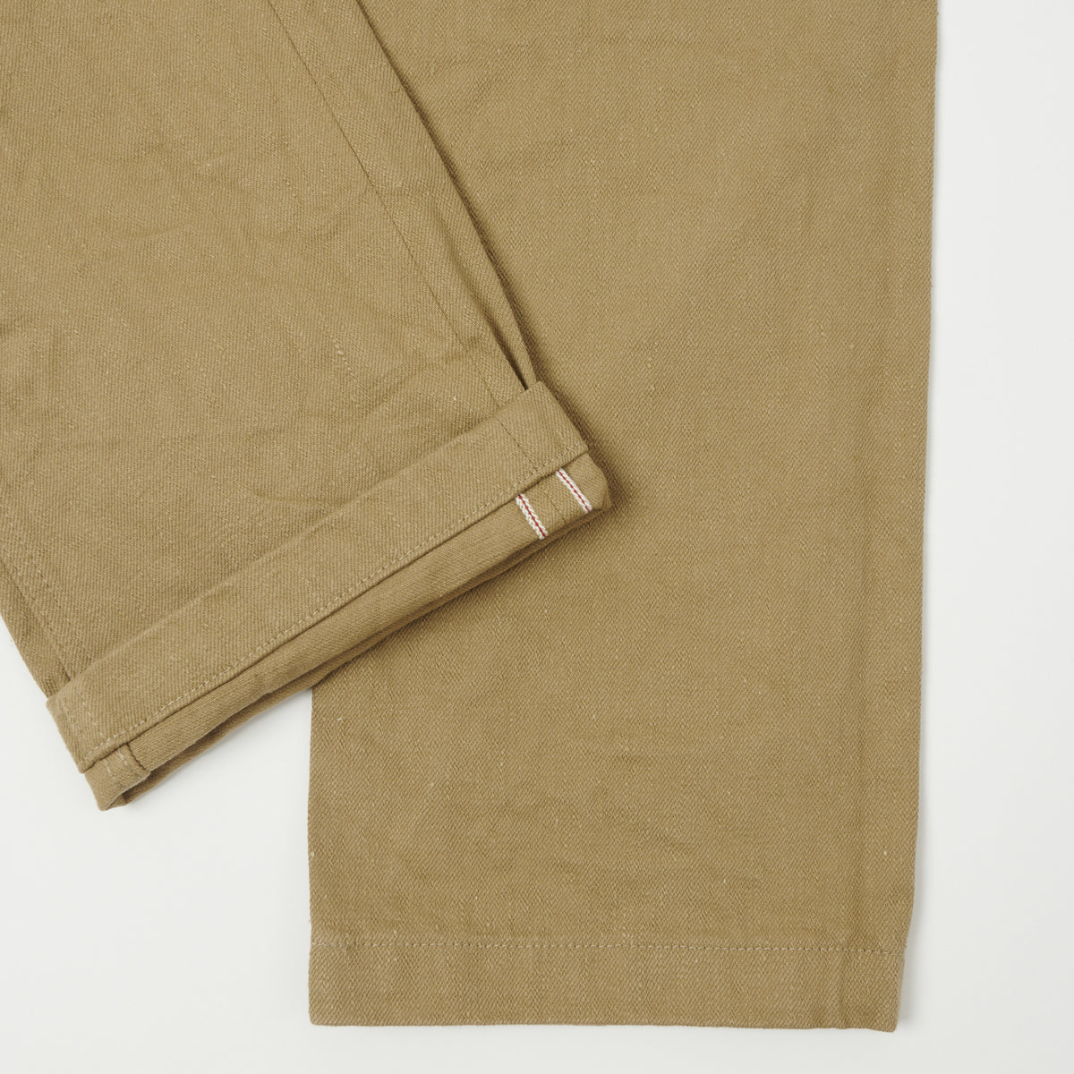 ONI Denim 727KH 12oz Khaki Beige Sulfur Slim Straight Chino - Rinsed