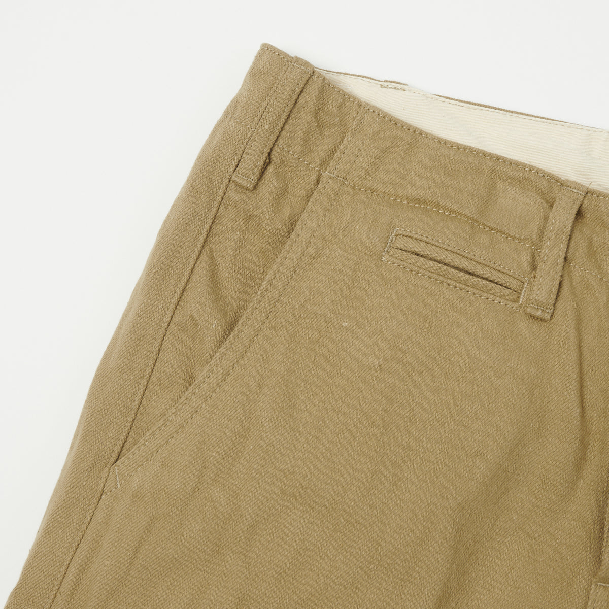 ONI Denim 727KH 12oz Khaki Beige Sulfur Slim Straight Chino - Rinsed