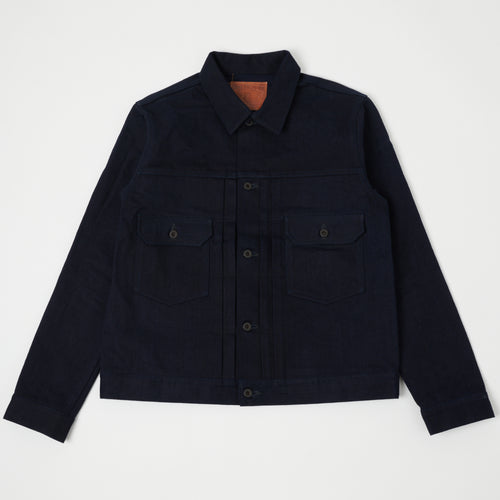 ONI Denim 02517ID17 Type II Double Indigo Denim Jacket