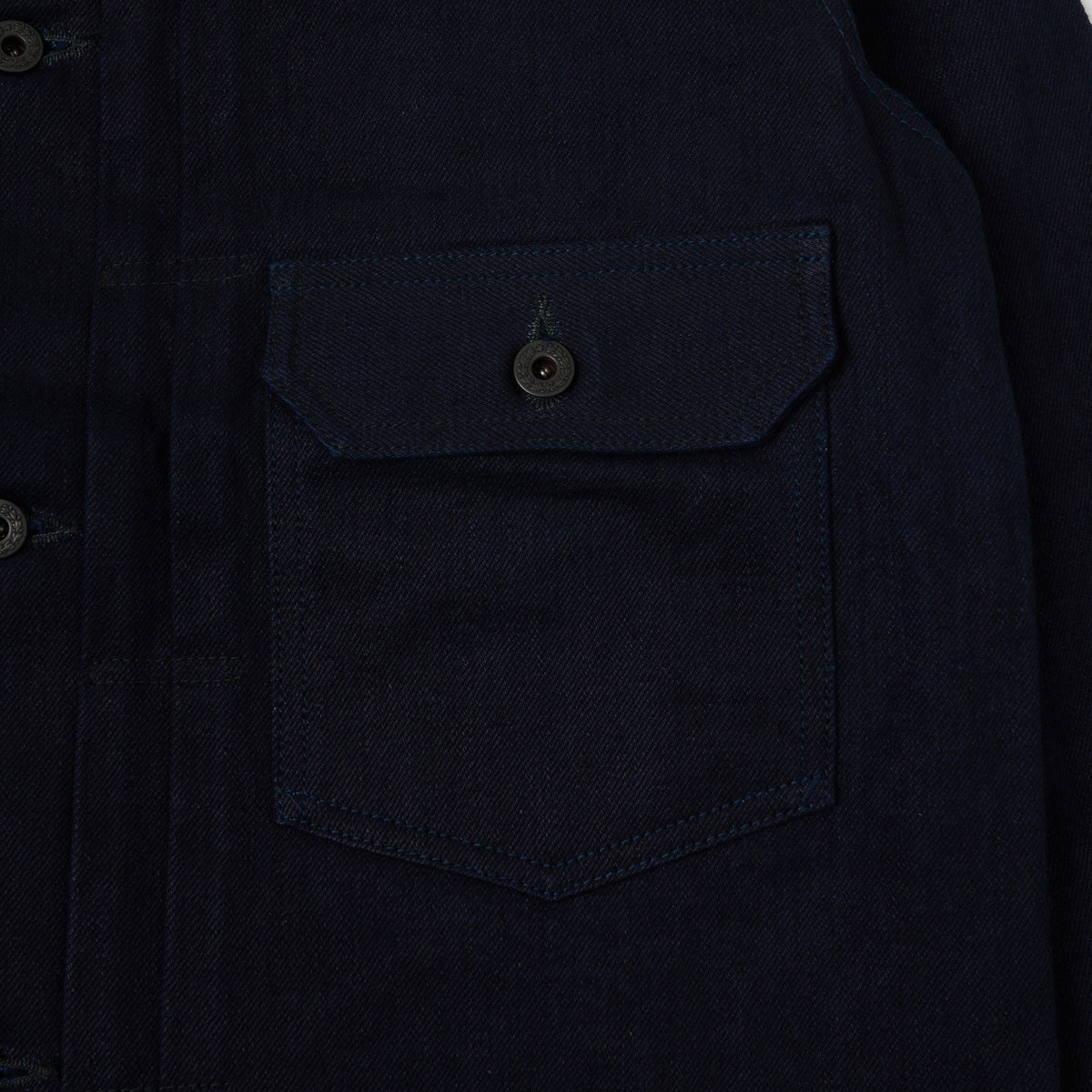 ONI Denim 02517ID17 Type II Double Indigo Denim Jacket