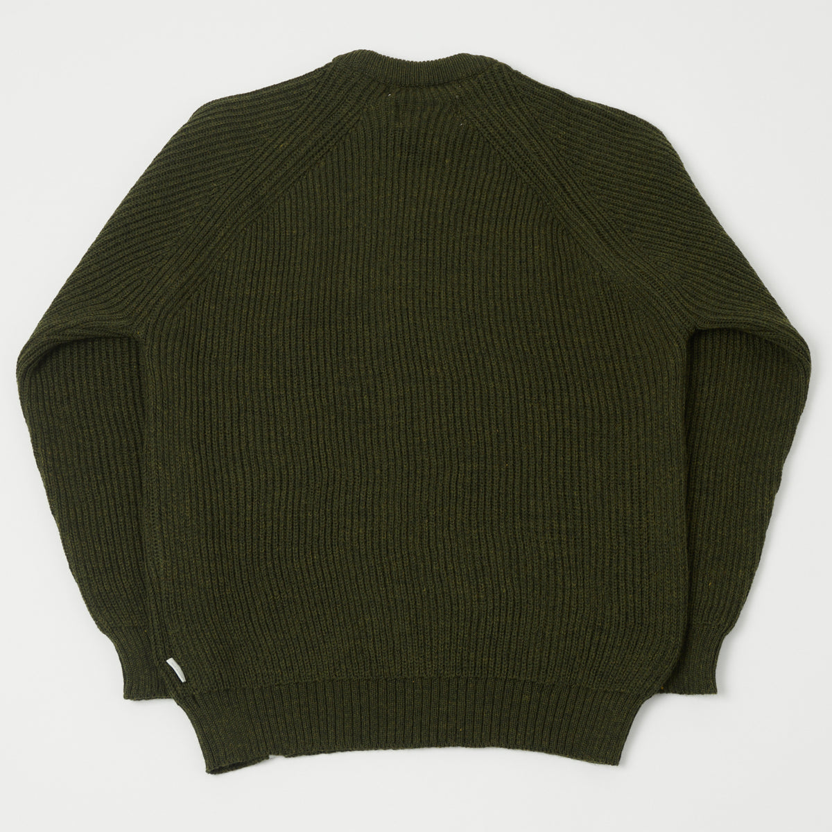 Peregrine Ford Crew Neck Jumper - Olive