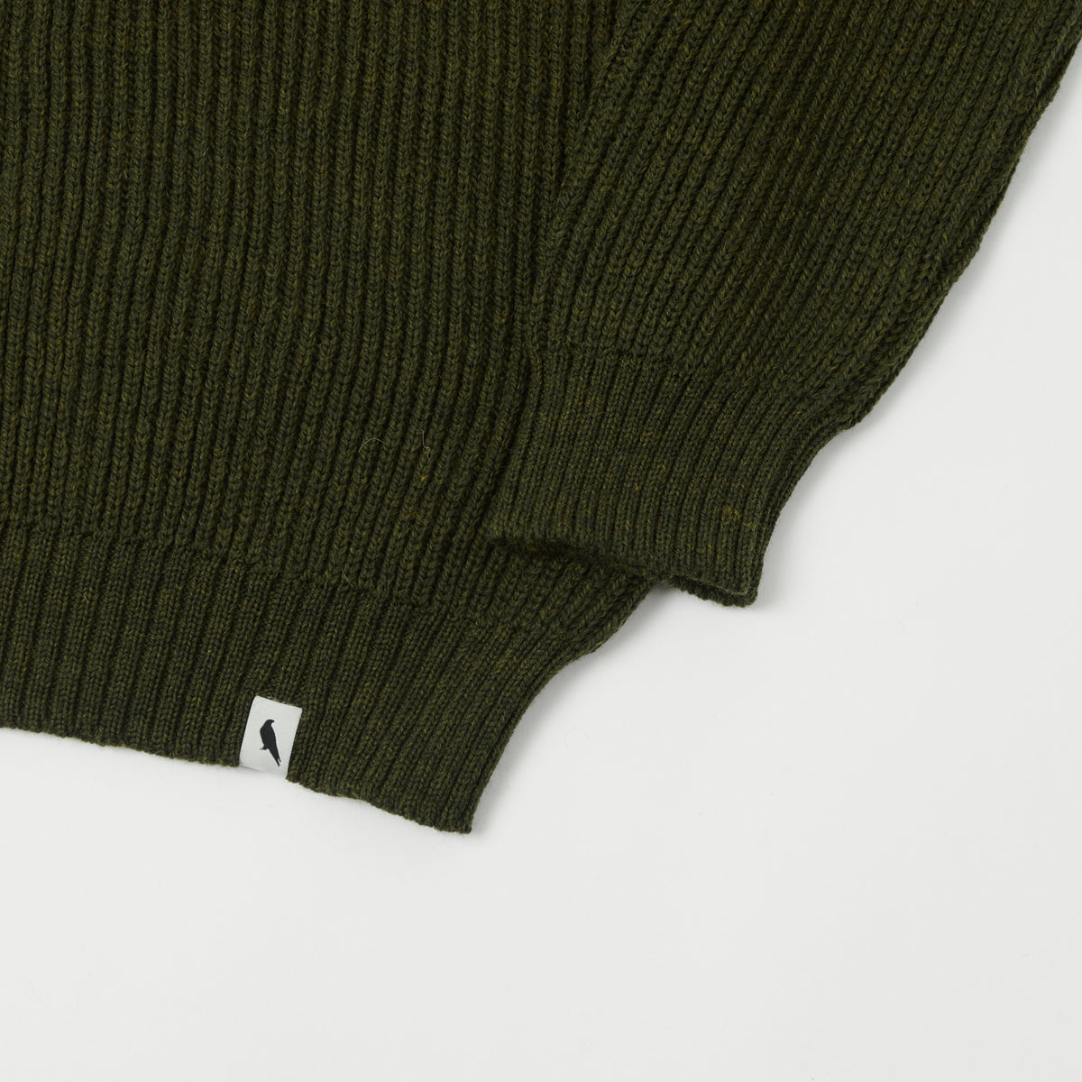 Peregrine Ford Crew Neck Jumper - Olive
