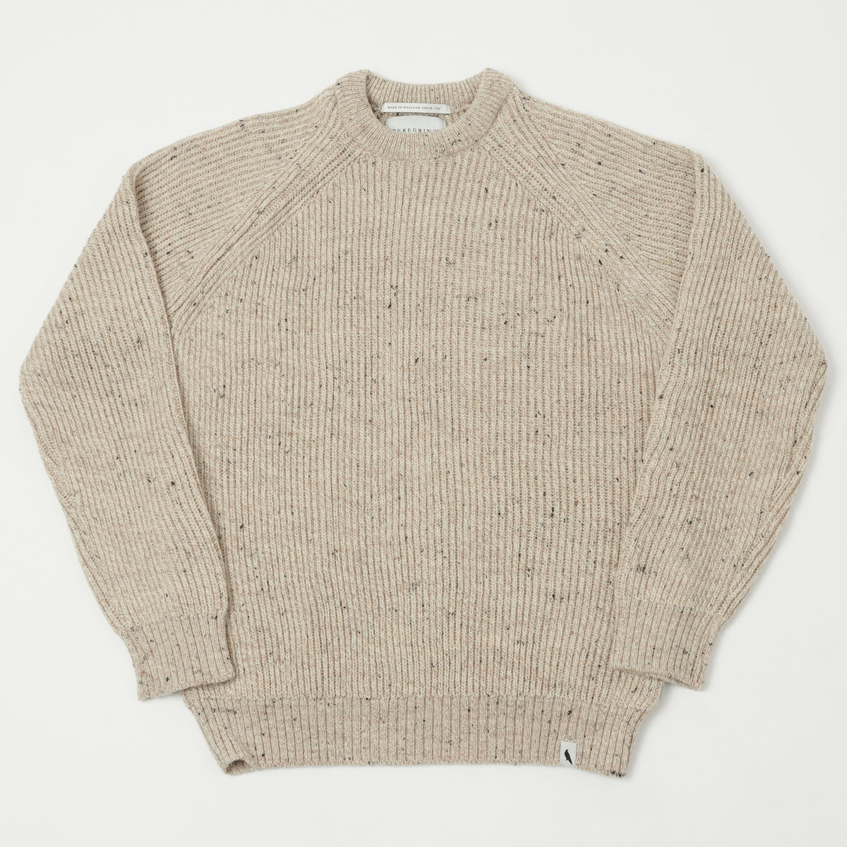 Peregrine Ford Crew Neck Jumper - Oatmeal