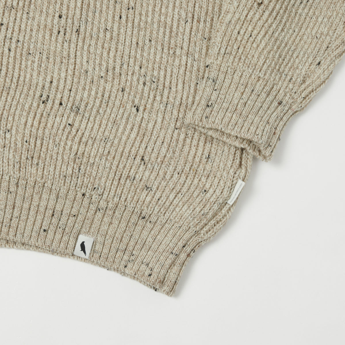 Peregrine Foxton Quarter Zip Jumper - Oatmeal