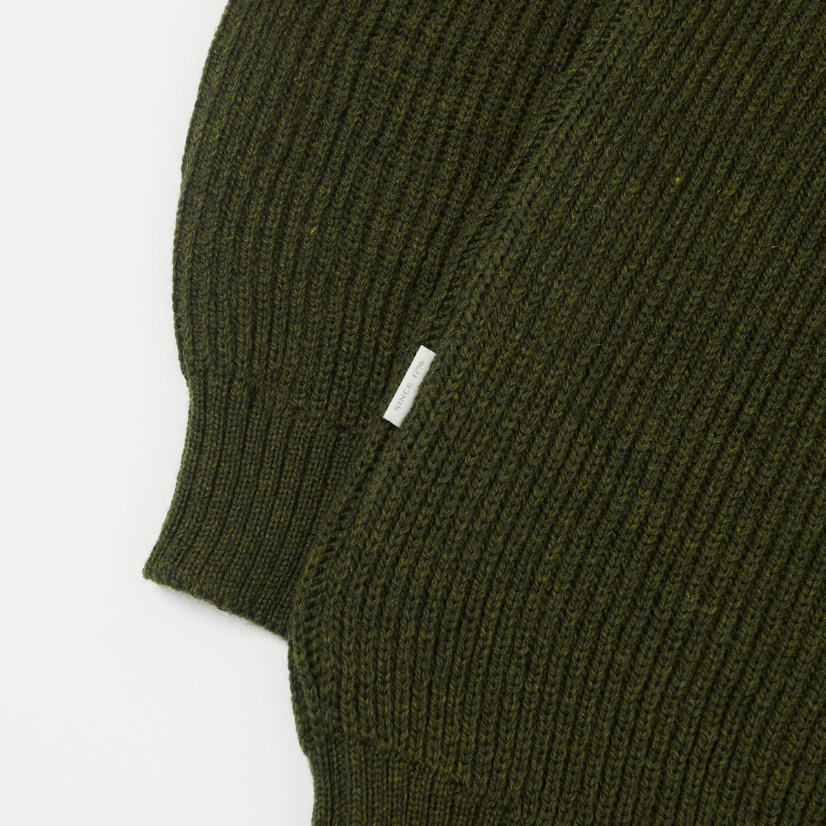 Peregrine Foxton Quarter Zip Jumper - Olive