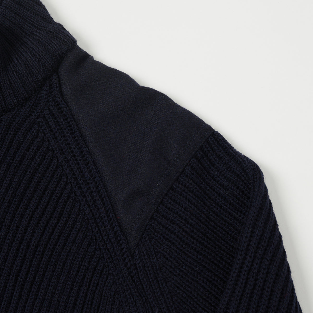 Peregrine Foxton Quarter Zip Jumper - Navy