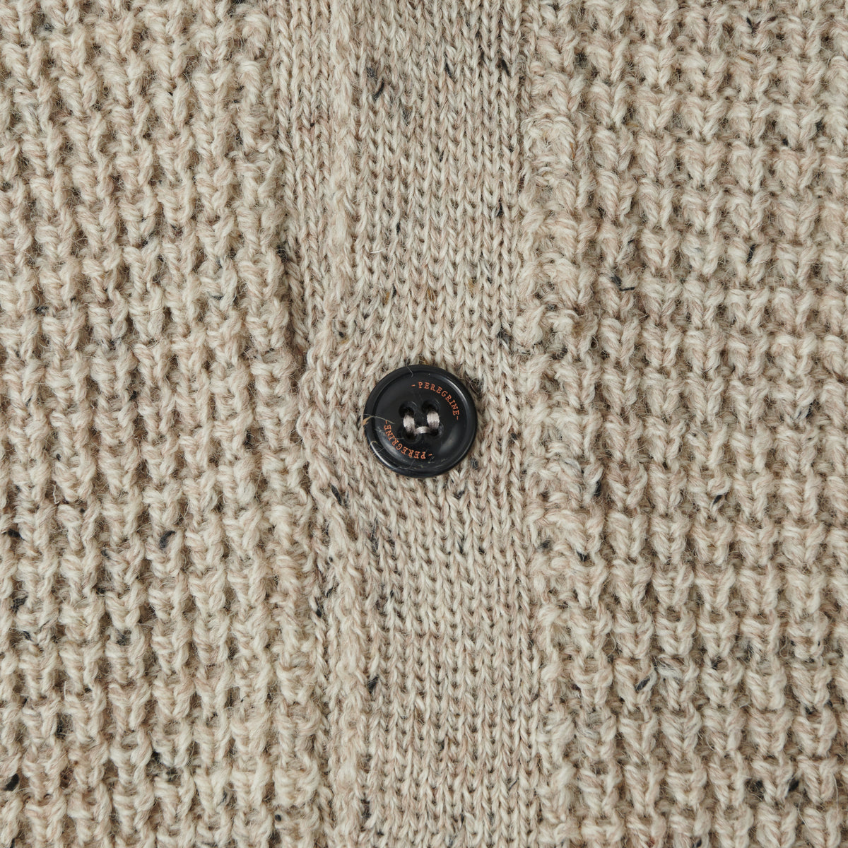 Peregrine Waffle Knit Shawl Collar Cardigan - Skiddaw