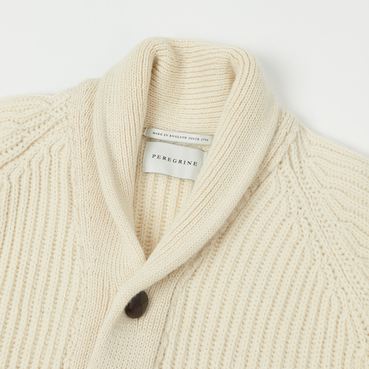 Peregrine Wilkinson Shawl Collar Cardigan - Ecru