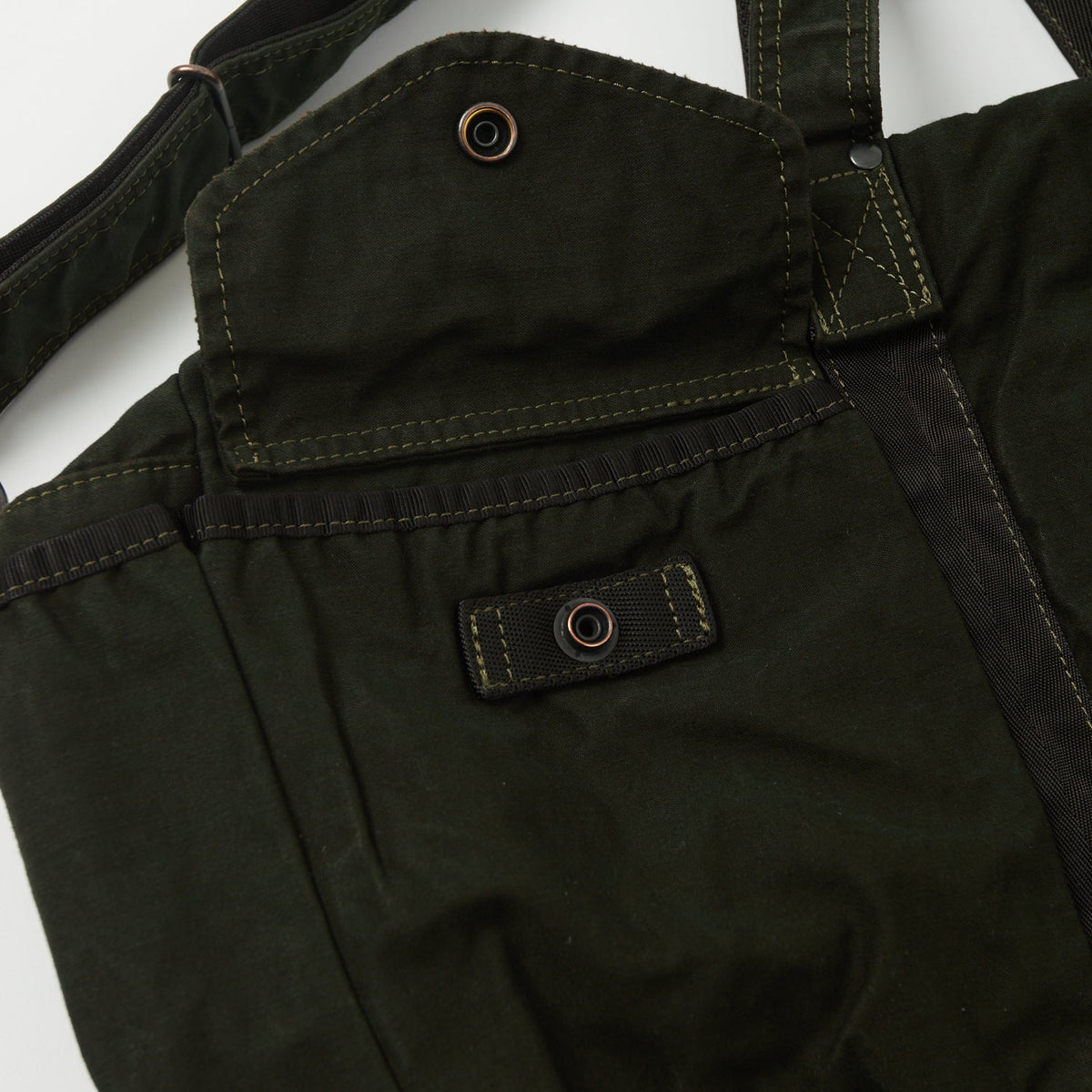 Porter-Yoshida & Co. Small Crag 2-Way Boston Bag - Khaki