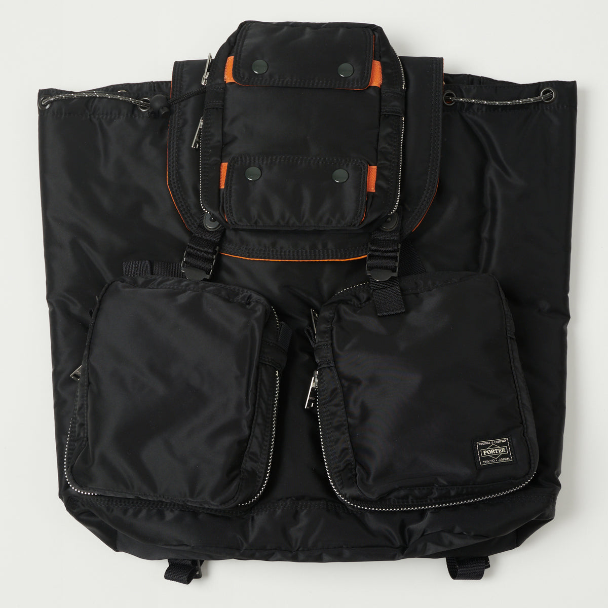Porter-Yoshida & Co. Tanker Ruck Sack - Black