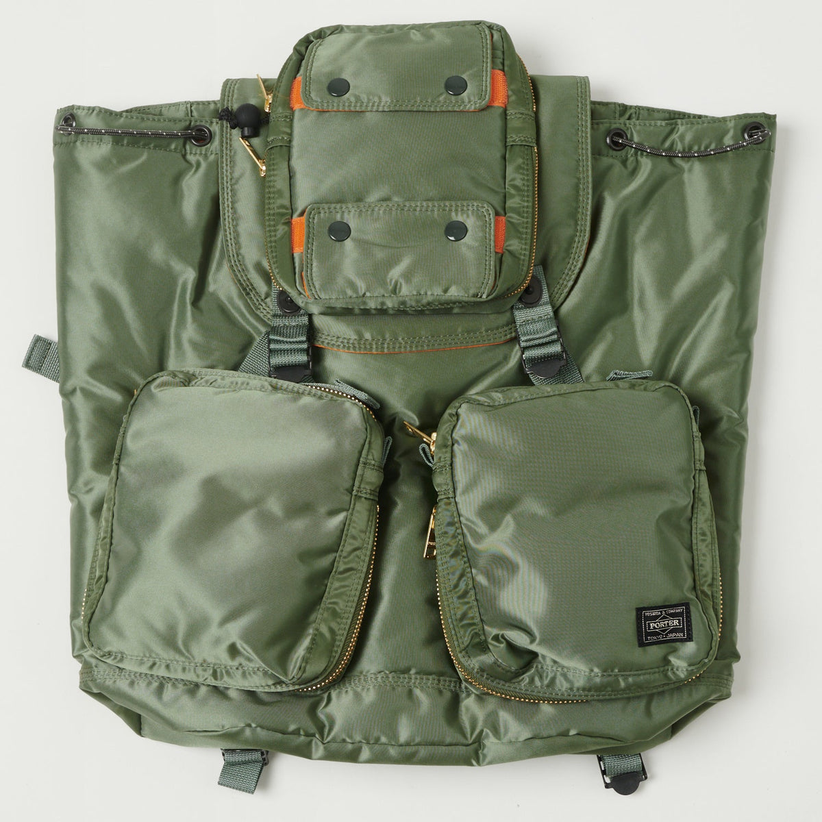 Porter-Yoshida & Co. Tanker Ruck Sack - Sage Green