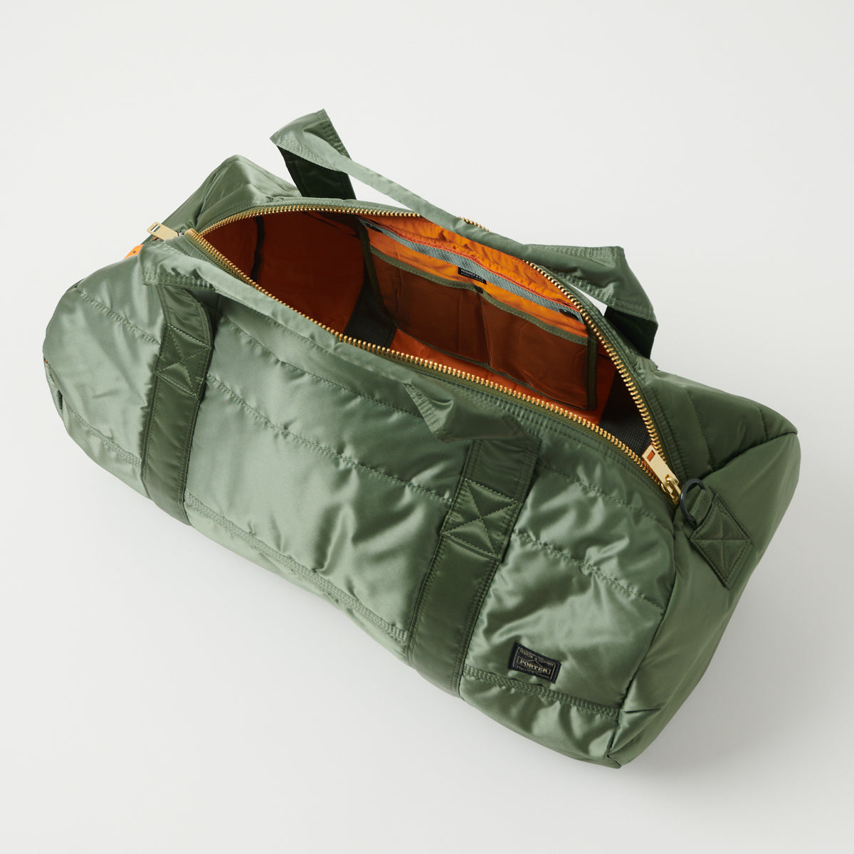 Porter-Yoshida & Co. Medium Tanker 2-Way Boston Bag - Sage Green