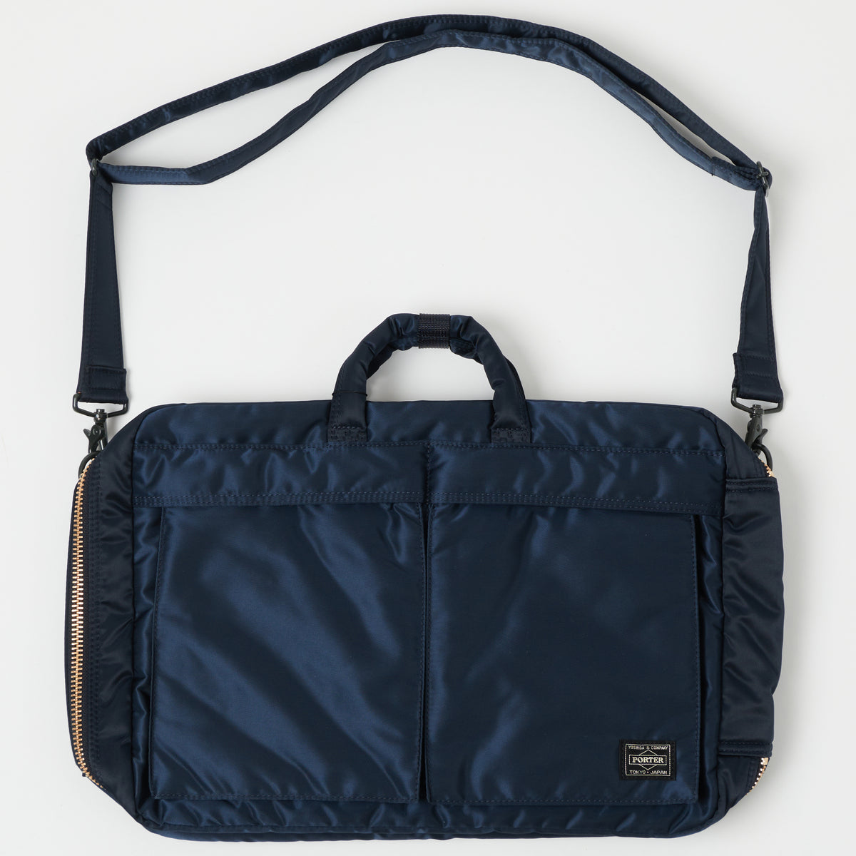 Porter-Yoshida & Co. Tanker 3-Way Briefcase - Iron Blue