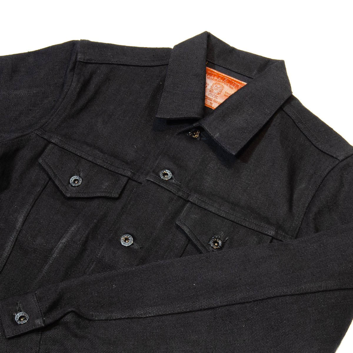 ONI Denim 02527ZR-BK Secret Denim Type III Jacket - Black