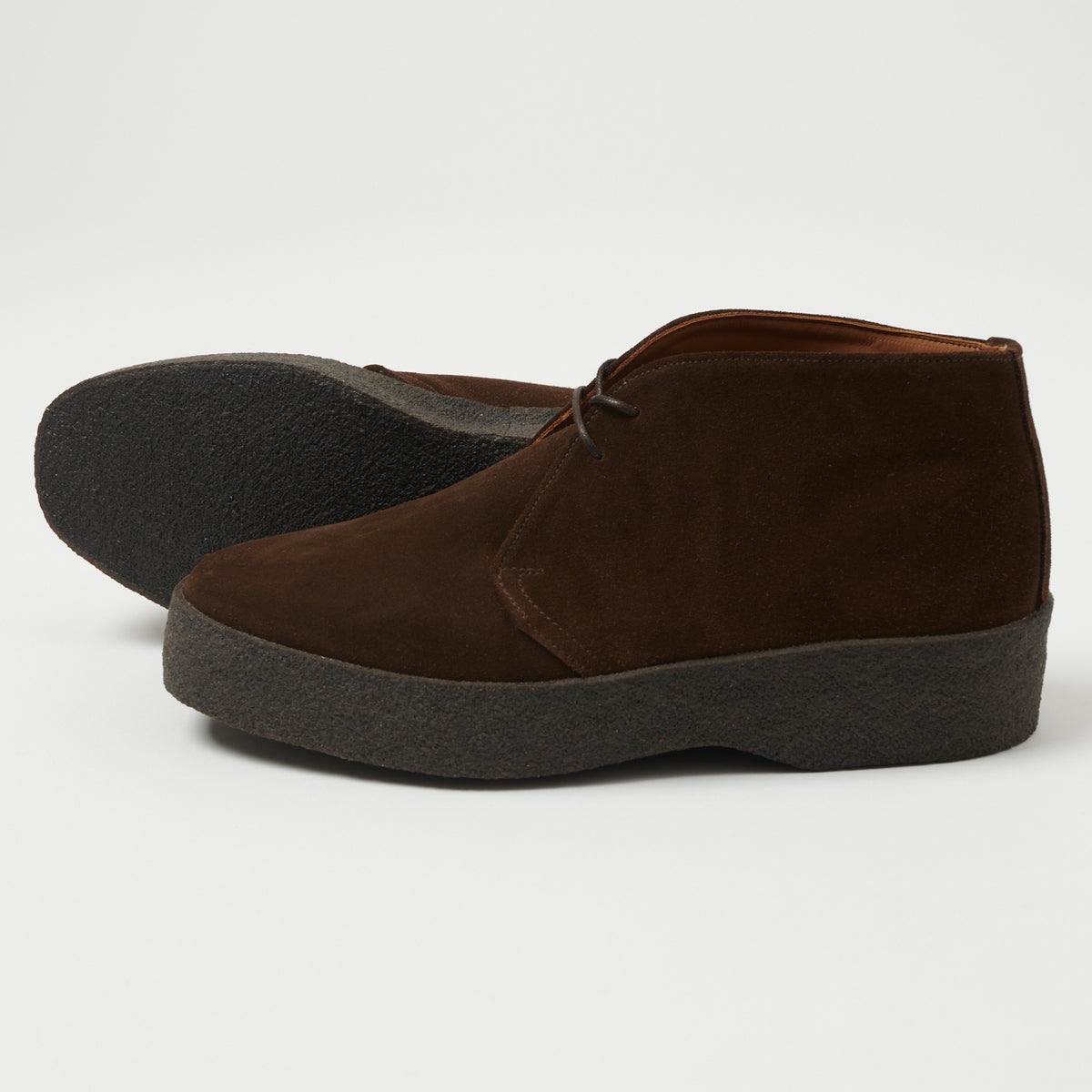 Sanders Japan Collection Brit Chukka - Chocolate Brown Suede