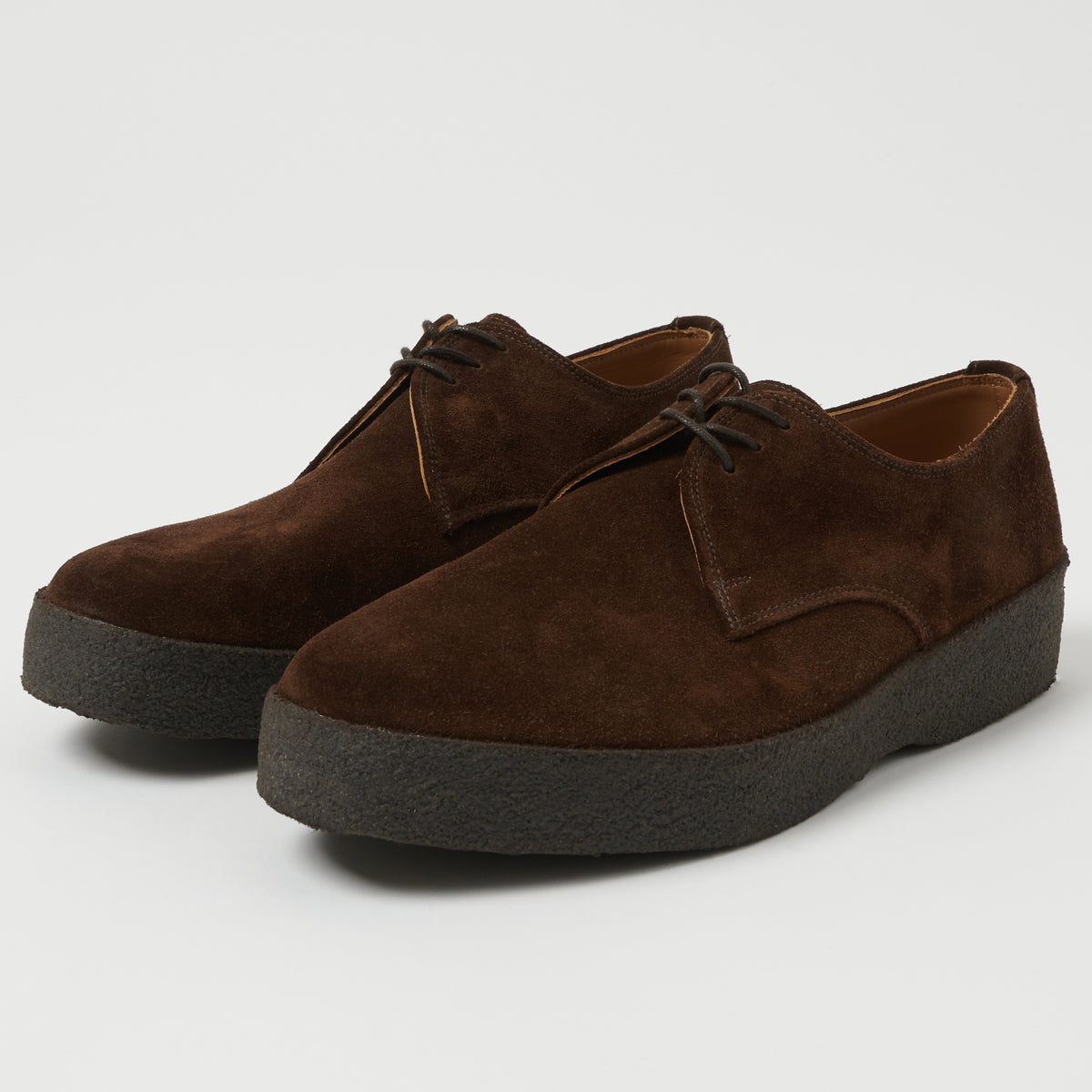 Sanders Japan Collection Brit Shoe - Polo Snuff Suede