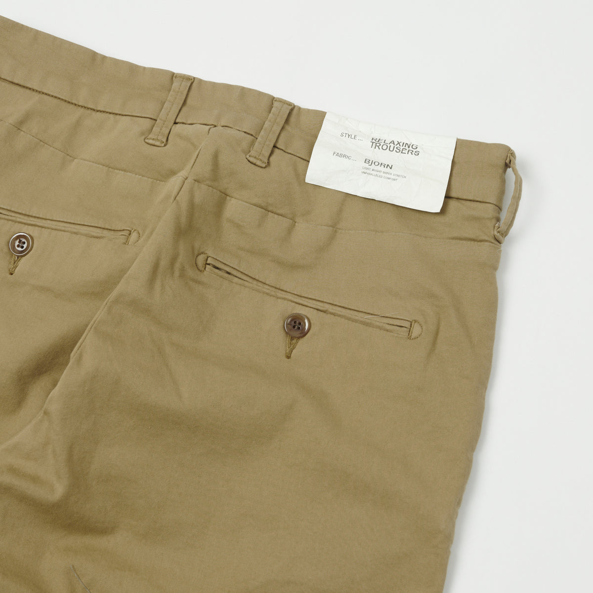 Spellbound Slim Tapered Stretch Chino - Khaki Beige