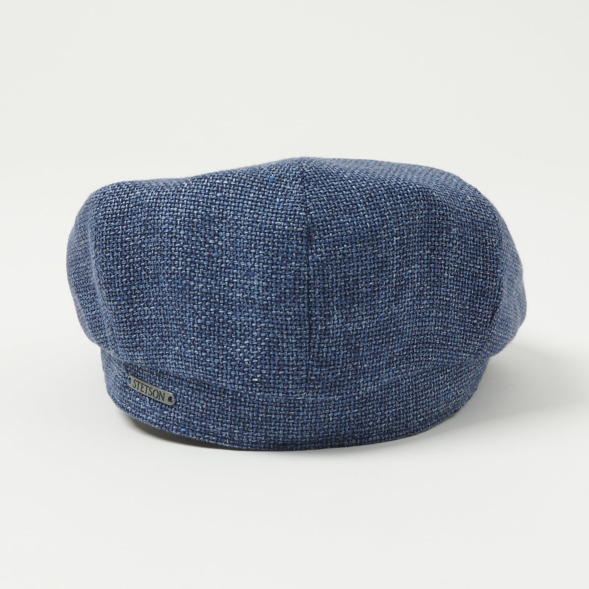 Stetson Hatteras 'Ellington' Wool/Linen Flat Cap - Blue Mottled