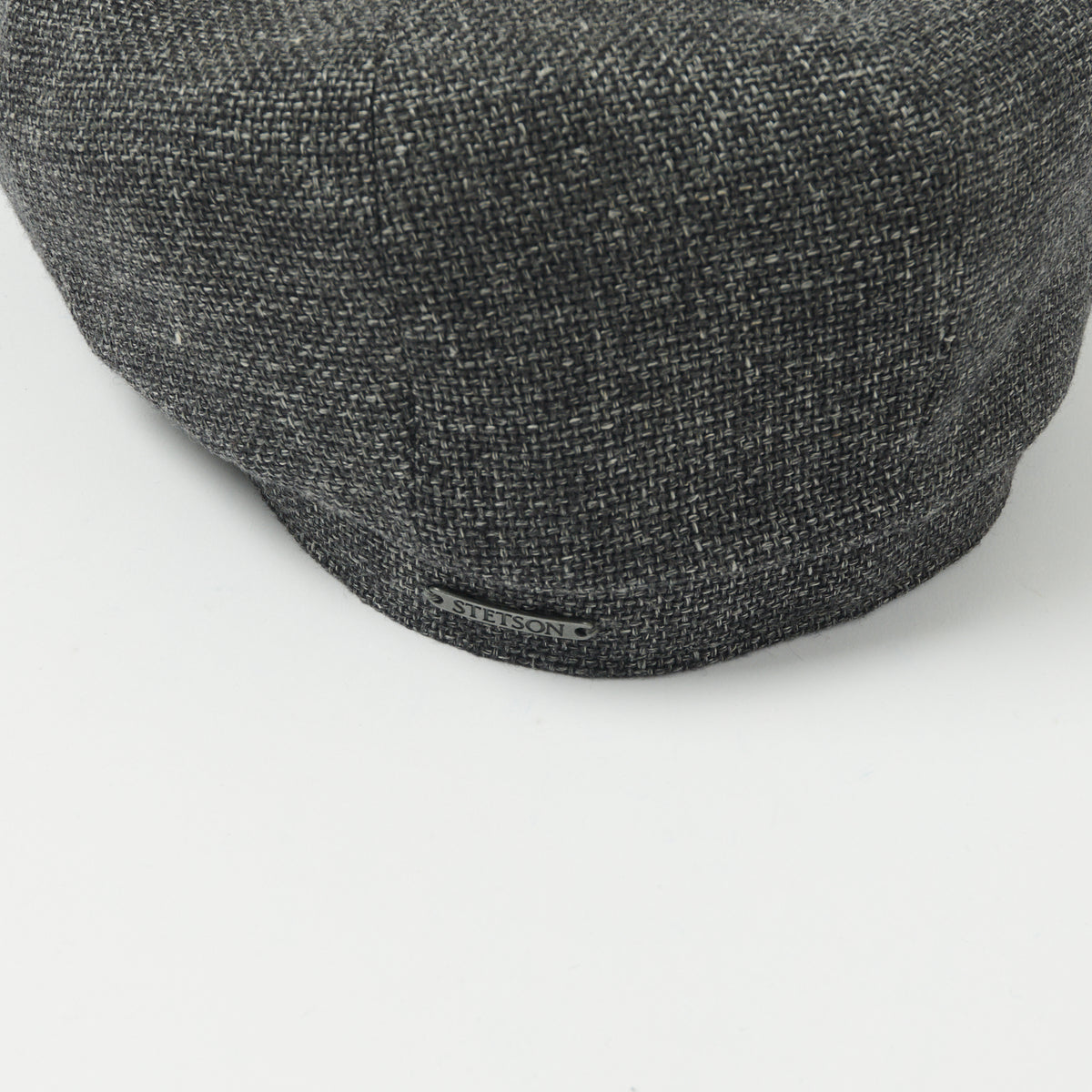 Stetson Hatteras 'Ellington' Wool/Linen Flat Cap - Charcoal
