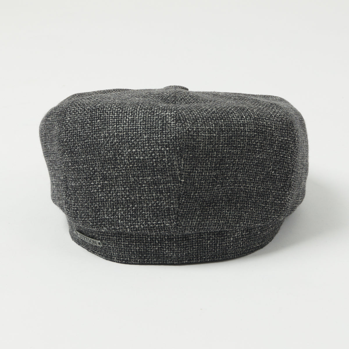 Stetson Hatteras 'Ellington' Wool/Linen Flat Cap - Charcoal