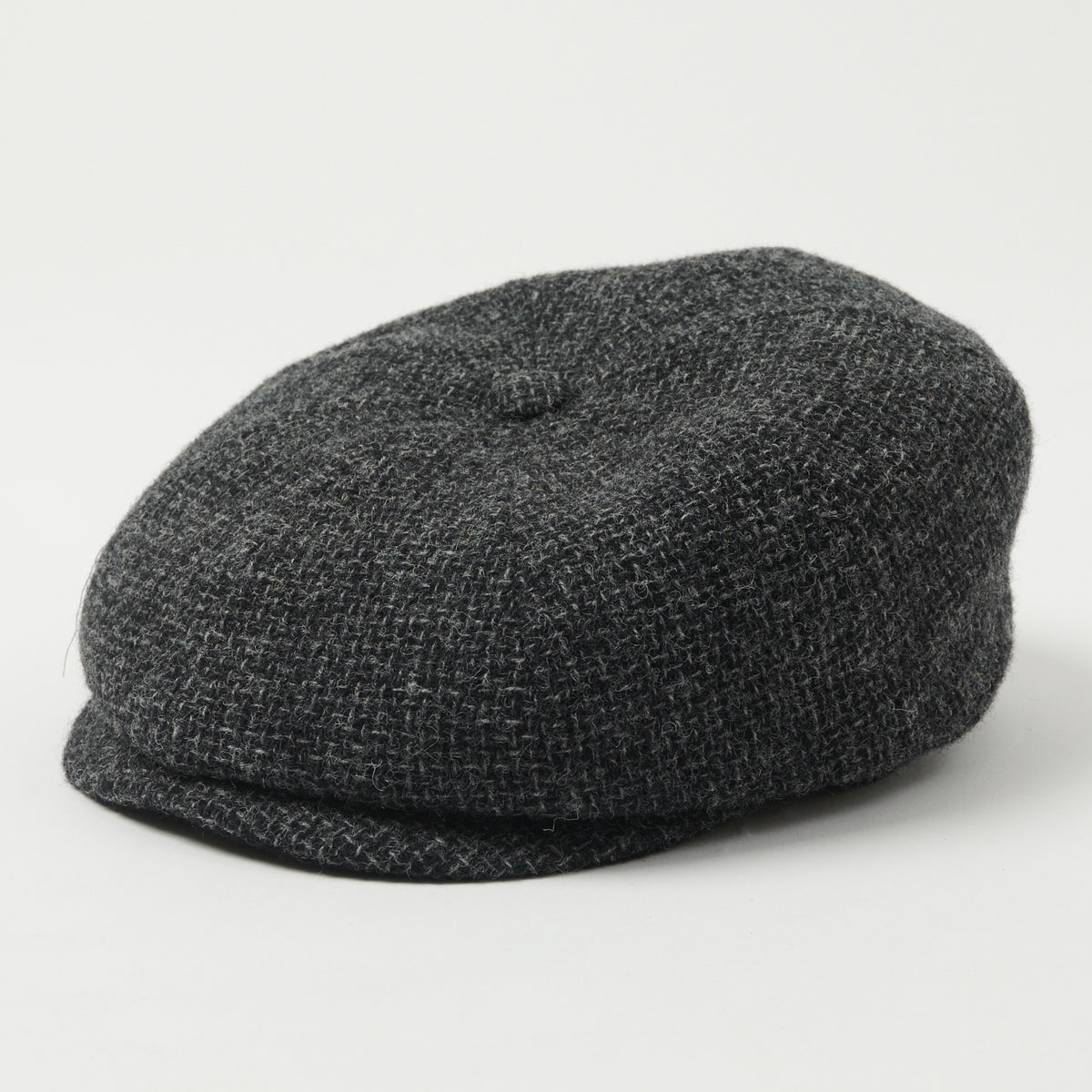 Stetson Hatteras Wool Flat Cap - Blue Melange