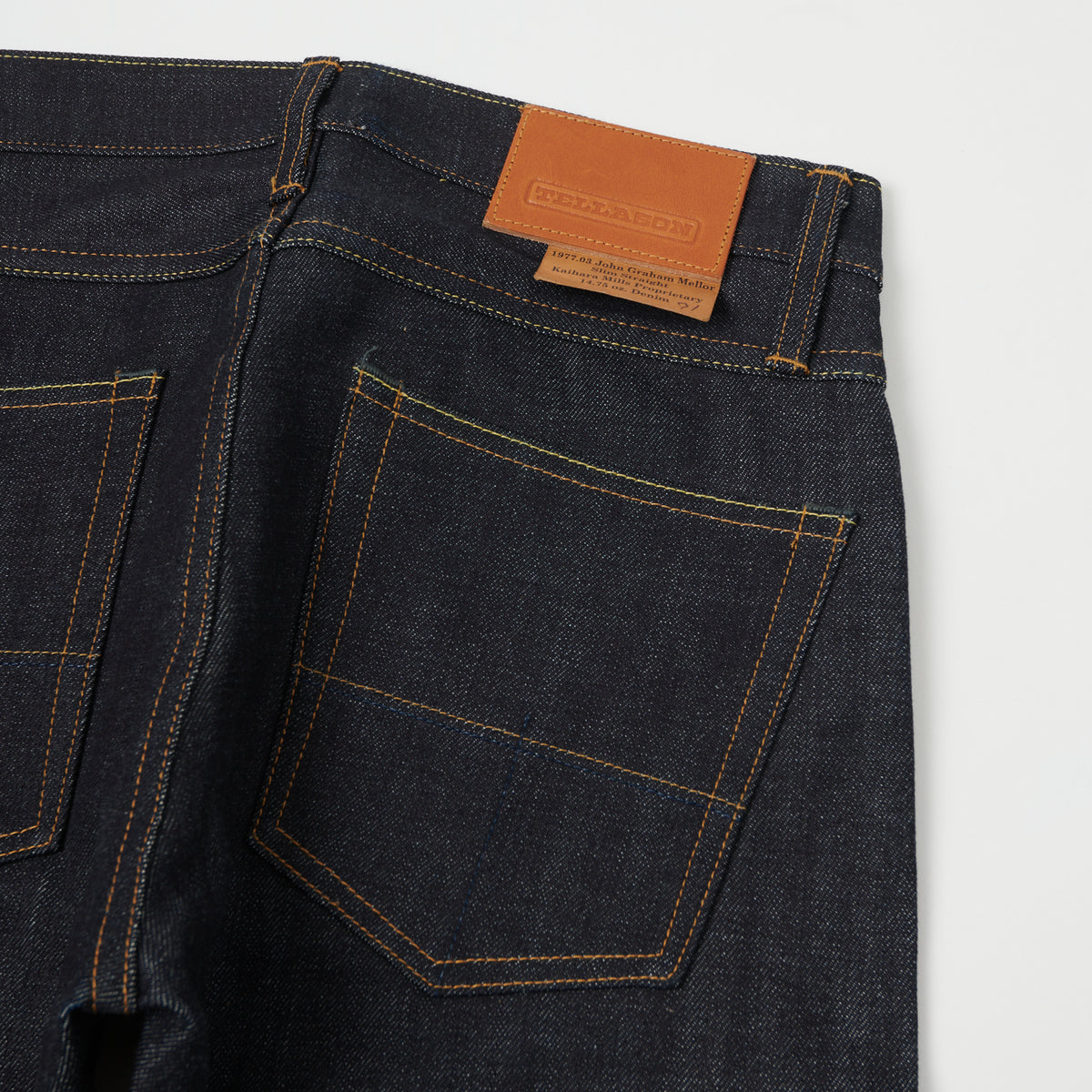 Tellason John Graham Mellor 14.75oz Slim Straight Jean - Cone Mills