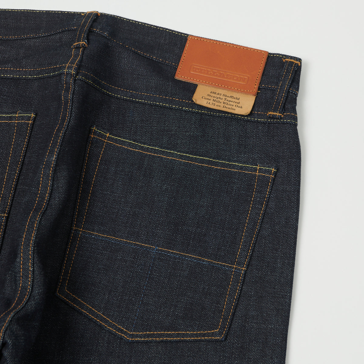 Tellason Sheffield 14.75oz Loose Straight Jean - Cone Mills