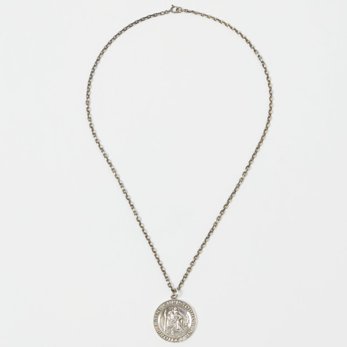 TOYS McCOY Steve McQueen St. Christopher Pendant - Silver