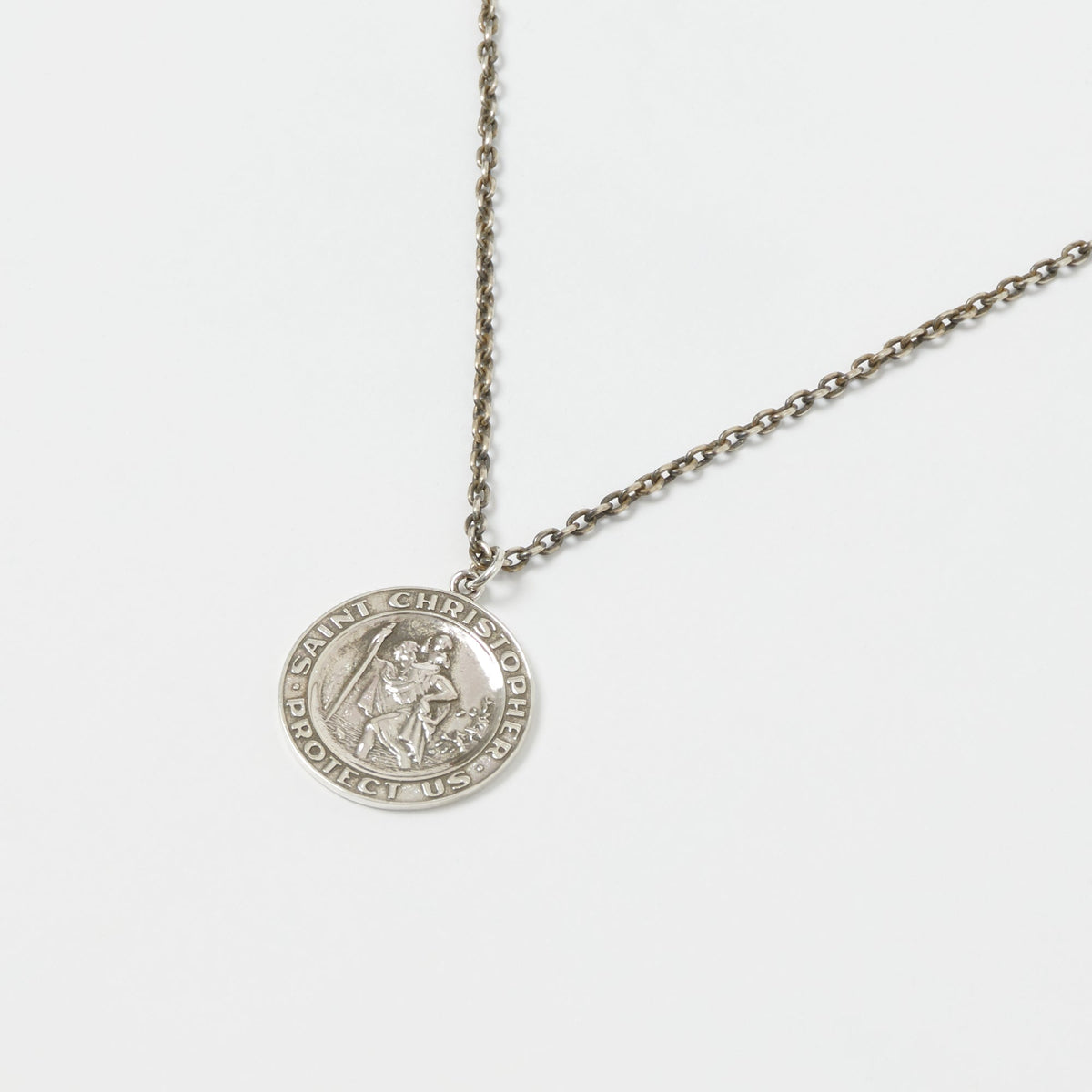 TOYS McCOY Steve McQueen St. Christopher Pendant - Silver