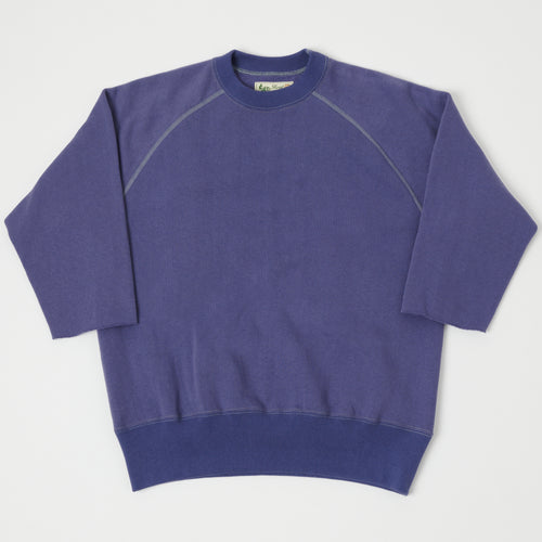 TOYS McCOY Steve McQueen Cut Off Sweatshirt - Faded Blue