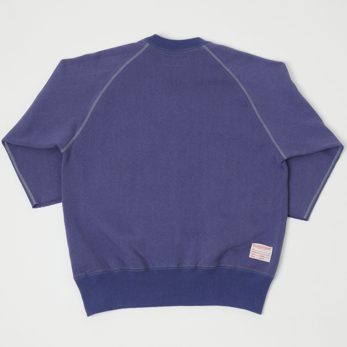 TOYS McCOY Steve McQueen Cut Off Sweatshirt - Faded Blue
